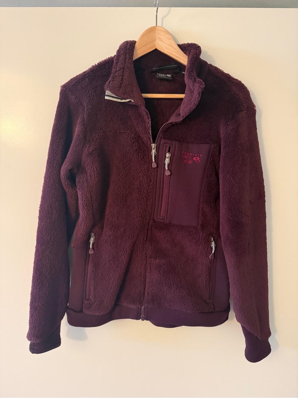 Mountain Hardwear Plush Fleece Jacket in Plum